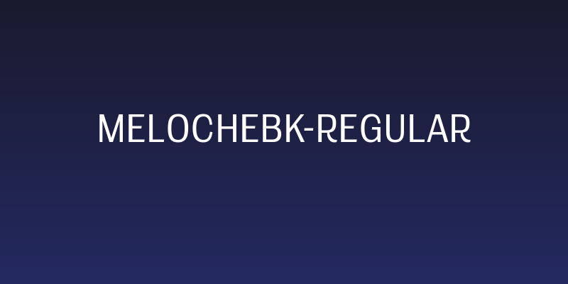 MelocheBk-Regular Social Header