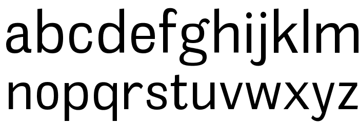 MelocheBk-Regular Font LOWERCASE