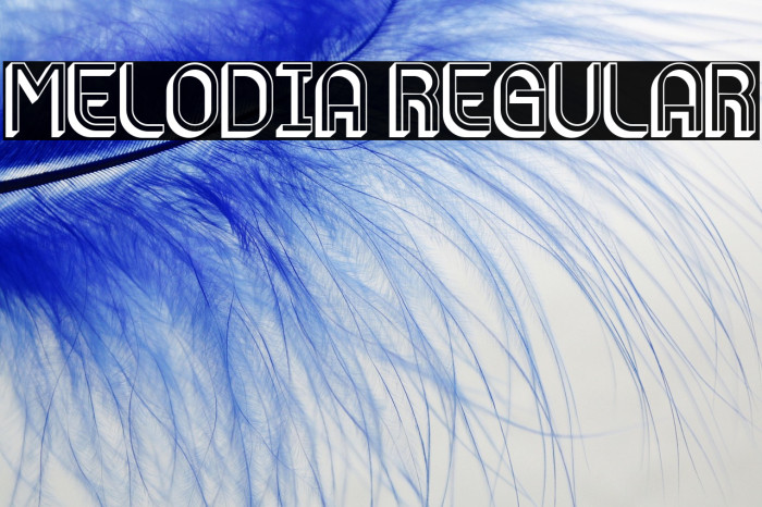 Melodia Regular Example 1