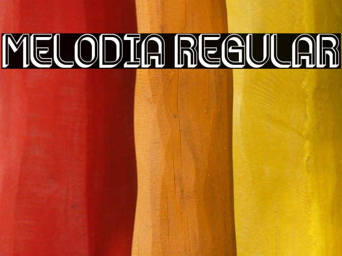 Melodia Regular Example 2