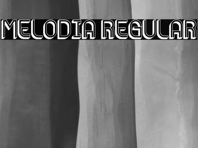 Melodia Regular Font examples