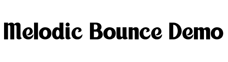 Melodic Bounce Demo  Fuentes Gratis Descargar