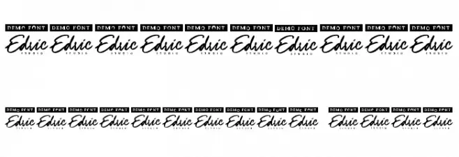 Melodic Bounce Demo Font OTHER CHARS