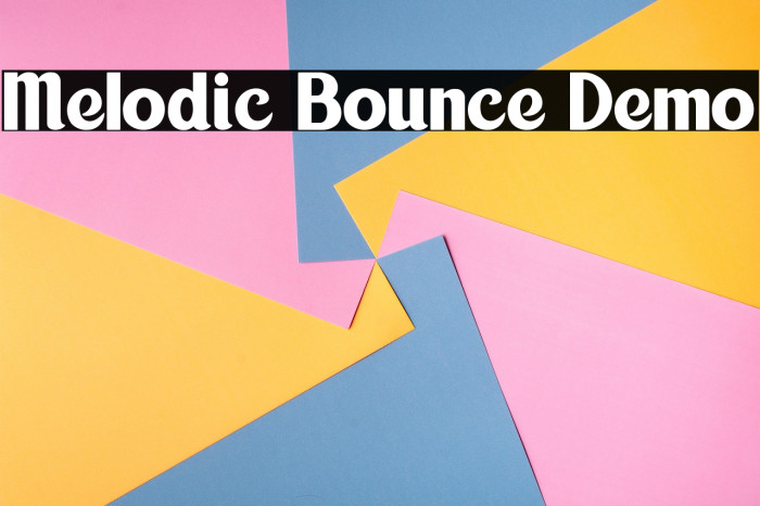 Melodic Bounce Demo Example 3