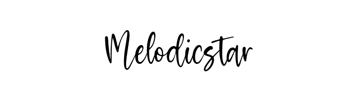 Melodicstar  नि: शुल्क फ़ॉन्ट्स डाउनलोड