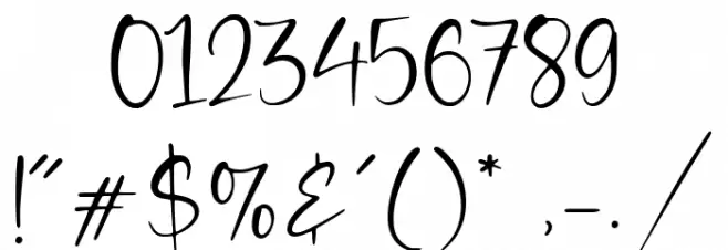 Melodicstar Font OTHER CHARS