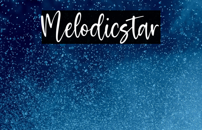 Melodicstar Example 1