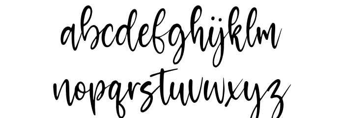 Melodicstar Font LOWERCASE