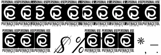 Melodious Script Free Font OTHER CHARS