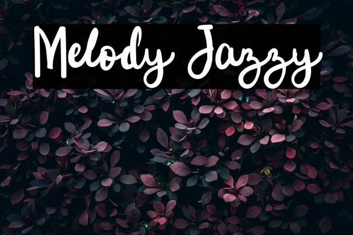Melody Jazzy Example 1