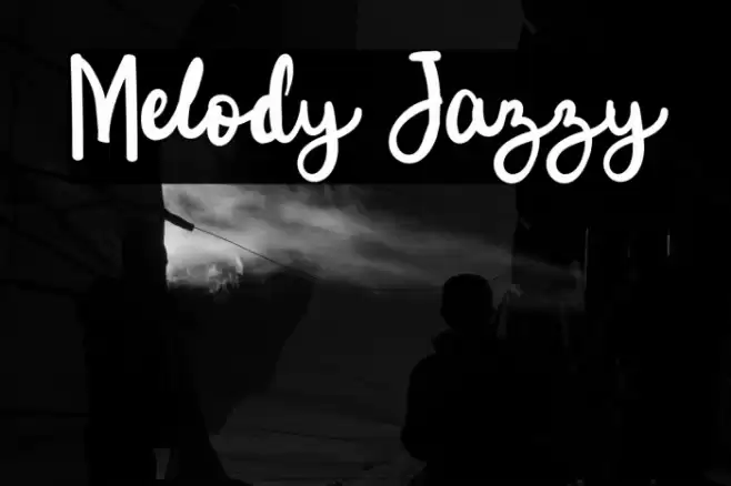 Melody Jazzy Font examples