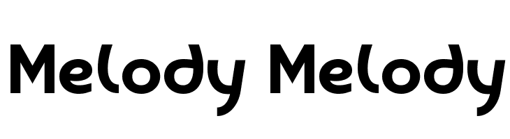 Melody Melody  font caratteri gratis