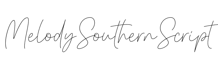 Melody Southern Script  フリーフォントのダウンロード