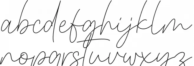 Melody Southern Script 字体 小写