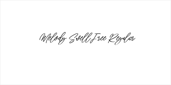 Melody Swell Free Regular Logo