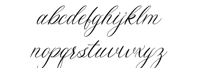Melody of Love Font LOWERCASE