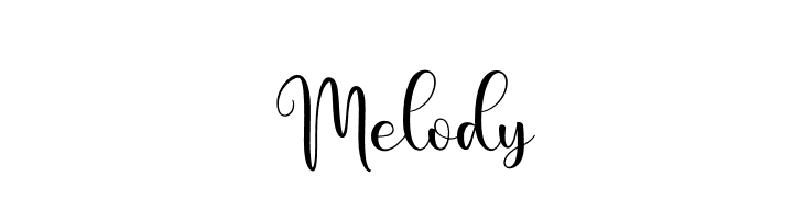 Melody  font caratteri gratis