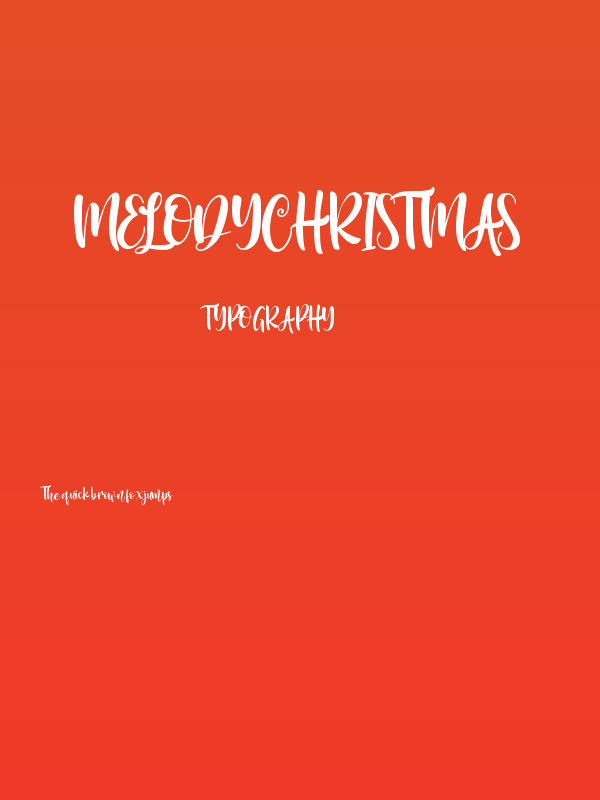 MelodyChristmas Poster