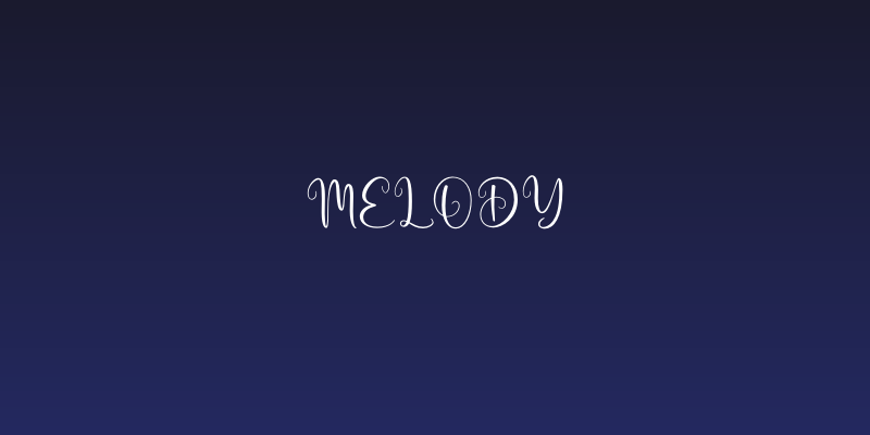 Melody Social Header
