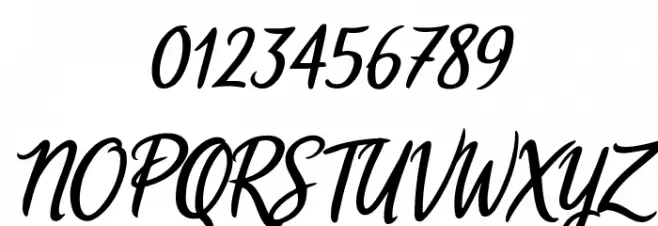 Melodya Chatrina Italic Font OTHER CHARS