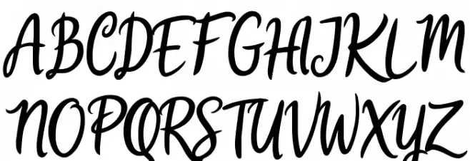 Melodya Chatrina Schriftart Groß