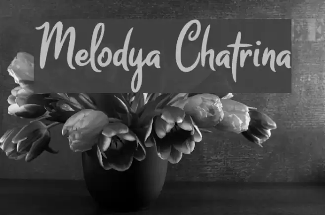 Melodya Chatrina Font examples