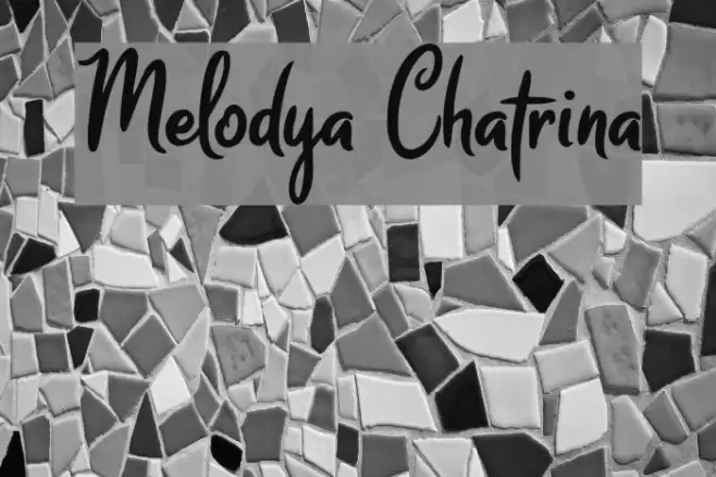 Melodya Chatrina Font examples