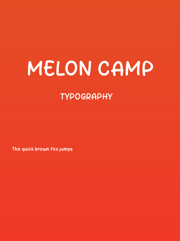 Melon Camp Poster