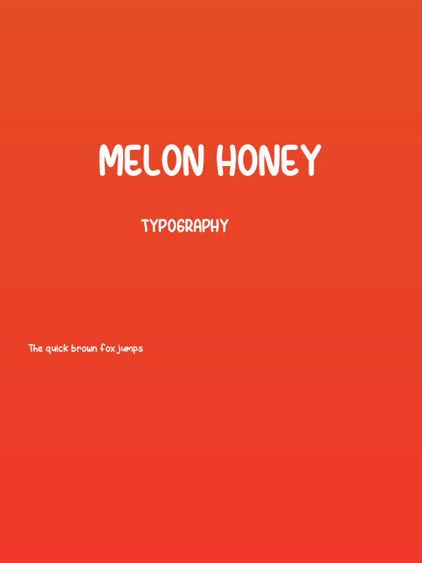 Melon Honey Poster
