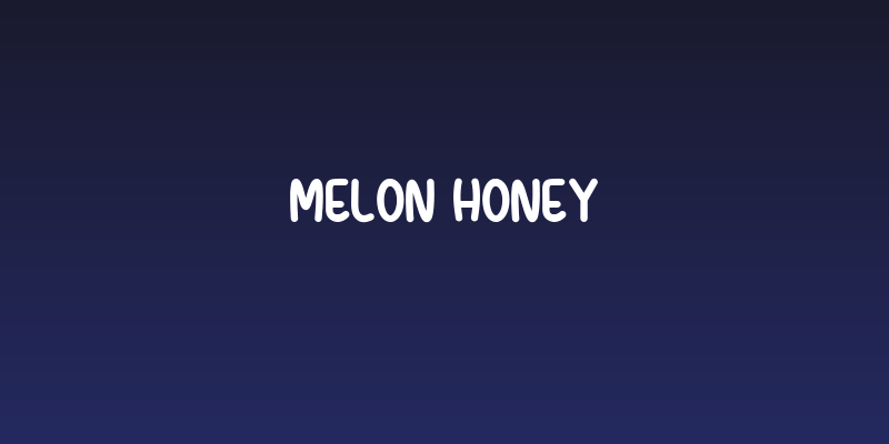 Melon Honey Social Header