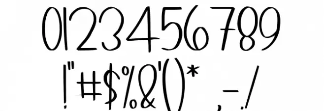 Melon Kundang Font OTHER CHARS