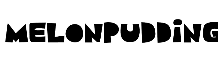 Melon Pudding  font caratteri gratis