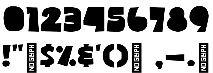 Melon Pudding Font OTHER CHARS