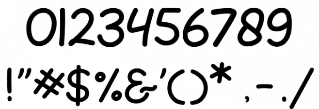 Melon Slices Font OTHER CHARS