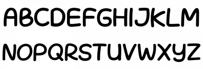 Melon Slices Schriftart Groß