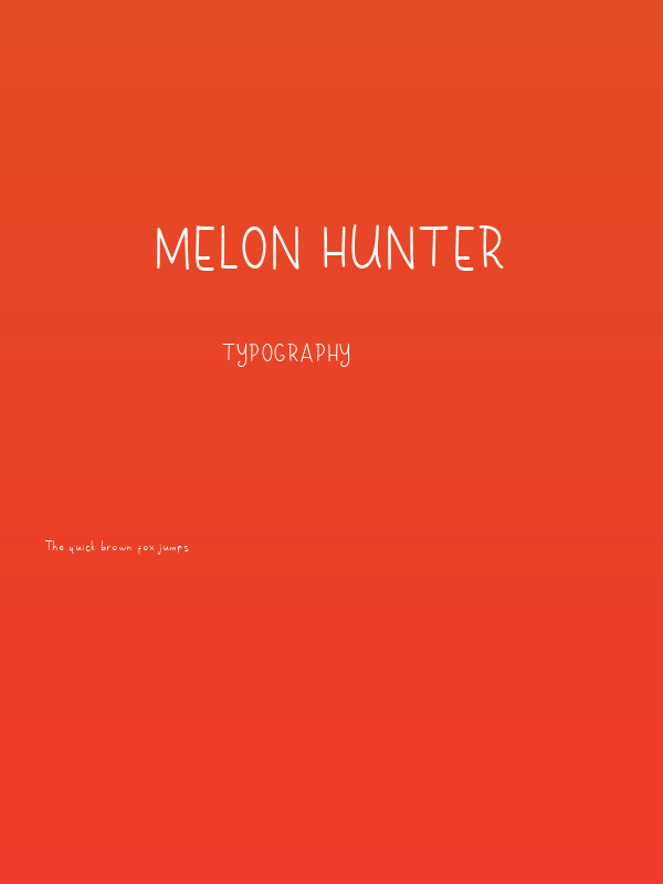 Melon hunter Poster