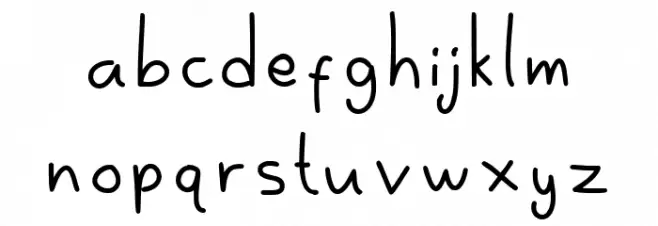 Melon hunter خط أحرف صغيرة