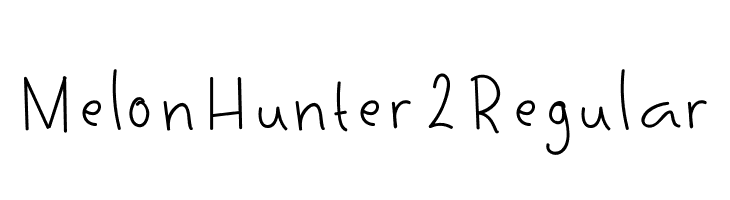 MelonHunter2Regular  Fuentes Gratis Descargar