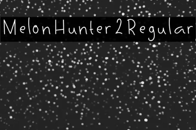 MelonHunter2Regular Font examples