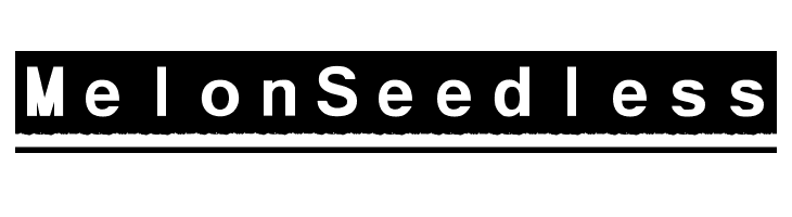 MelonSeedless  Скачать бесплатные шрифты