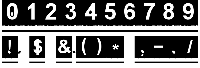 MelonSeedless Font OTHER CHARS