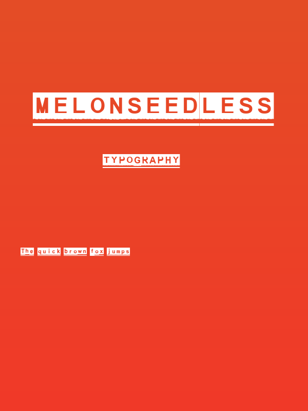 MelonSeedless Poster