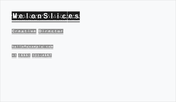 MelonSlices Business Card