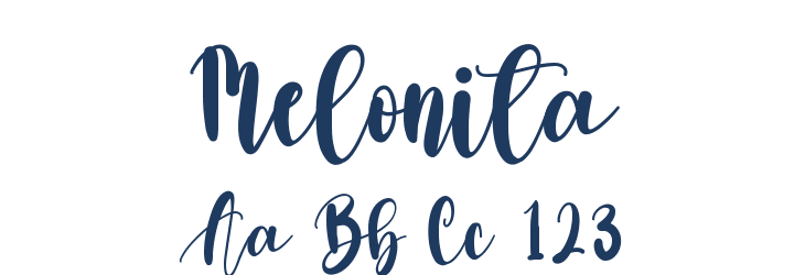 Melonita Font Preview