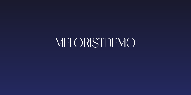 MeloristDEMO Social Header