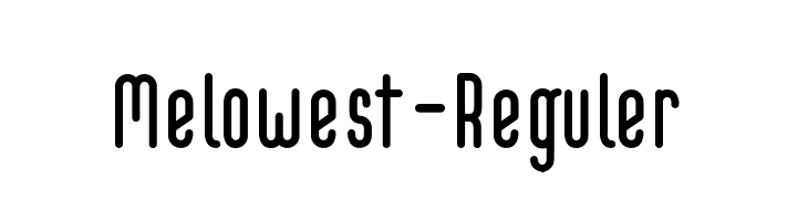 Melowest-Reguler  les polices de caractères gratuit tlcharger