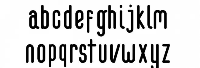 Melowest-Reguler Font LOWERCASE