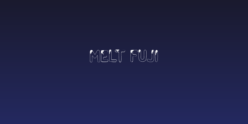 Melt Fuji Social Header