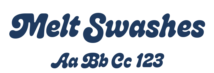 Melt Swashes Font Preview