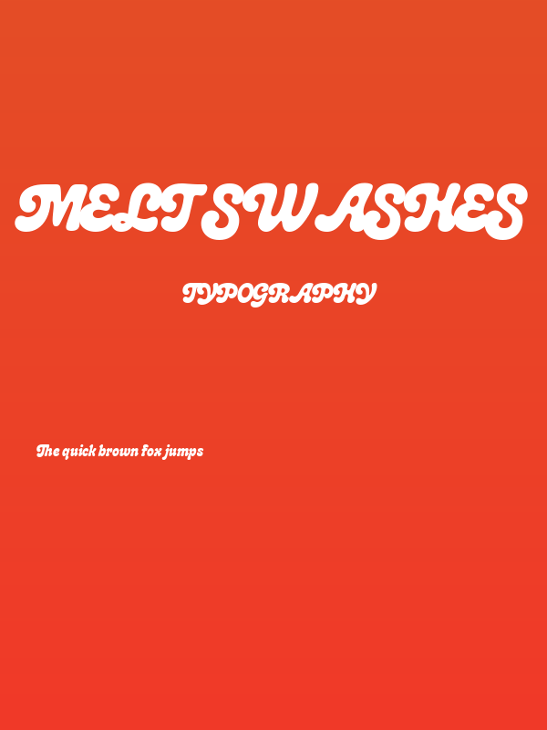 Melt Swashes Poster